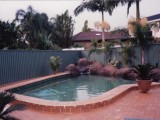 Swimming pool after clean up and renovation